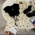 Girls Fashion Blouse Sets Summer Bow Tops Suits New Baby | SAMAG