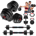FITPLAM Adjustable Free Weights Set, 20/35/45/70/90LB | SAMAG