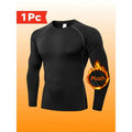 Men's Thermal Underwear Set Warm Breathable Home Wear Solid Color Versatile Sweat-Absorbing Sports Base Layer Autumn Winter