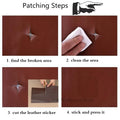 Repair Patches Self-Adhesive Leather PU Leather Fabric Stickers for Leather Clothes Sofa Car Seats Furniture Bags Repair Sticky