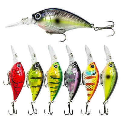 60mm 13.2g Crankbait Fishing Lures Floating Wobbler | SAMAG