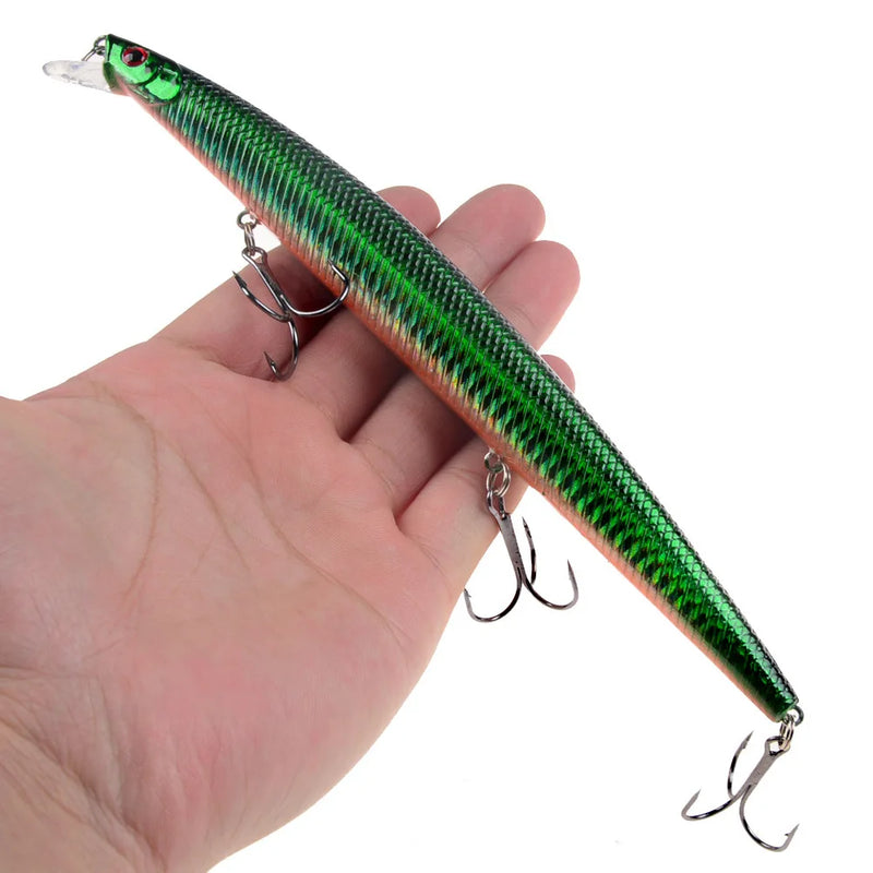 16 Colors 18cm 24g Minnow Fishing Lure Laser Crankbait | SAMAG