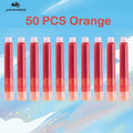 500/12 PCS JINHAO 12 Colors 3.4mm Non carbon Fountain Pen Ink Universal Sac Cartridges Refills School Office Supplies Stationery