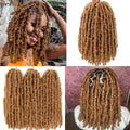 Short Butterfly Locs Crochet Hair Black Crochet Bob Hair 14”12” Light Weight Messy Distressed Butterfly Faux Locs Crochet Braids