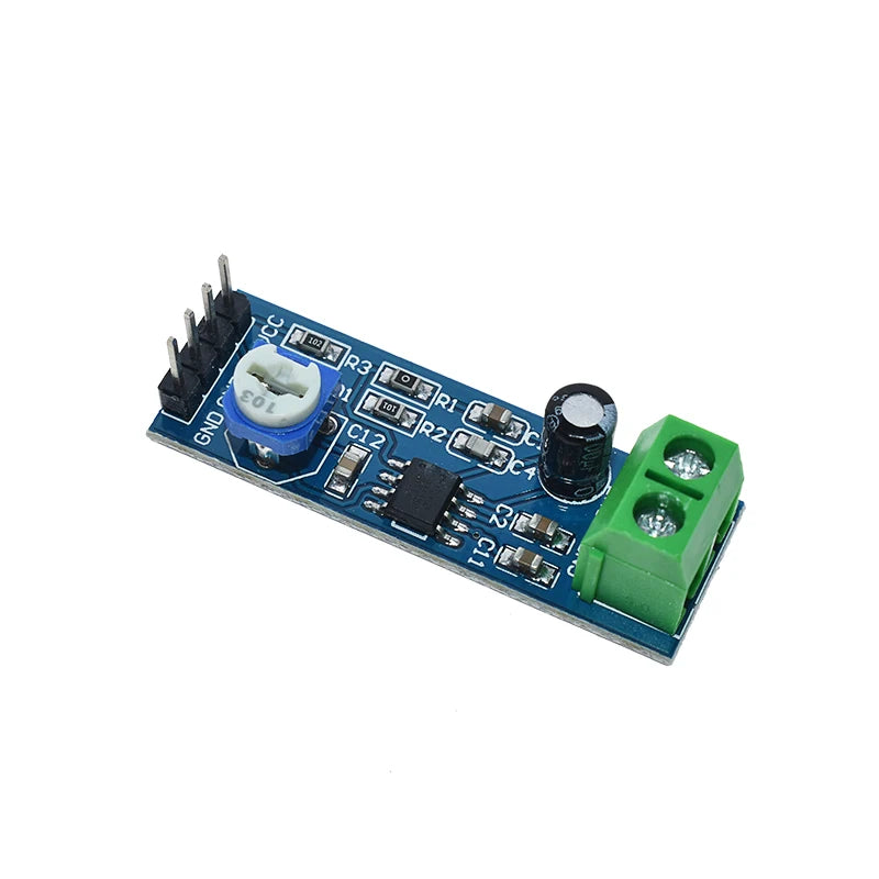 LM386 audio power amplifier module 200 times gain amplifier board mono power amplifier 5V-12V Input