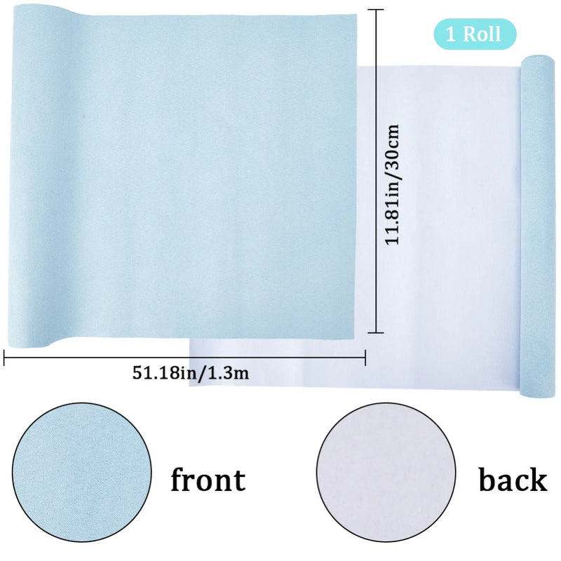 51 x 11.8" Suede Book Cloth Indigo for Book Binding A4-A8 Fabric Surface Paper Backed Bookcover Book Album Scrapbooking Archival