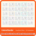 Transparent Name Sticker Custom Hebrew Waterproof Personalized Children Label for Schlool Stationery - Visuel 11 | SAMAG