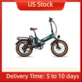 US Stock Fashion Commuter Electric Bike Foldable With APP Adult Woman Youth Cool 750w Powerful Electric Bicycle Double Battery