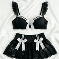 Sexy Lingerie Seamless Underwear Fancy Women Erotic Outfit Open Sexy Bra Set Fantasy Mini Skirt Bra Set Cosplay Costumes Women