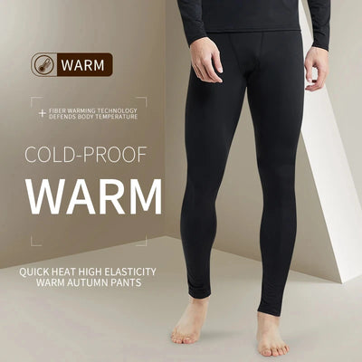 Men's Winter Thermal Underwear Fleece Compression Pants | SAMAG
