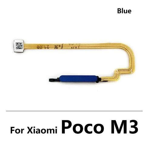 Fingerprint Scanner For Xiaomi Poco X3 Pro M3 F3 / M4 Pro 4G Home Button Fingerprint Menu Return Key Sensor Flex Cable