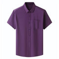Men's Shirt Plus Size Summer Short Sleeves Tees Business | SAMAG