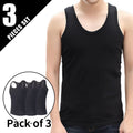 9/5/3 Pack Men's Four Seasons Pure Color Simple Joker Fashion Vest Loose Sports Running Fitness Mountaineering Top Teenager T