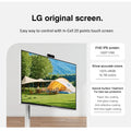 21.5 Inch Wireless Recharging Movable Monitor Vertical Lcd Stand by Me Portable Touch Screen Smart Tv with Wheels