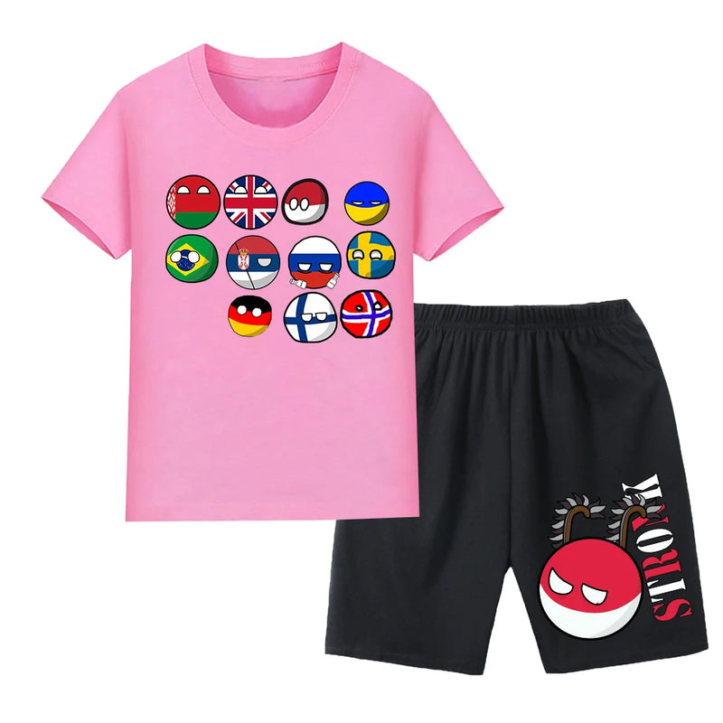 Countryball Polandballs Clothes for Summer Toddler Girls | SAMAG