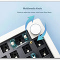 Hot Swappable Mechanical Keyboard Gasket Bluetooth 2.4G RGB Backlit Gasket Structure Keyboard 3 Mode Customized Keyboard