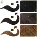 TESS U Tip Fusion Hair Extensions Microlink Keratin Hair Extensions 1g/pc Human Hair Capsules Pre Bonded Natural Hair Extensions
