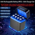 NOHON Rechargeable Lithium Battery AA 3600mWh/AAA 1300mWh Original Batteries High Capacity 1.5V Battery for Mouse Remote Control