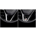 Car Steering Wheel Decoration Fit For GR Corolla 2019-2021 RAV4 2020 Auto Steering Wheel Panel Sequins Cover Bottom Trim Sticker