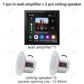 Smart Audio System TUYA Home Sound in Wall Amplifier Android 11 system WiFi Bluetooths Amp with Stereo Ceiling Speaker Kit Hotel