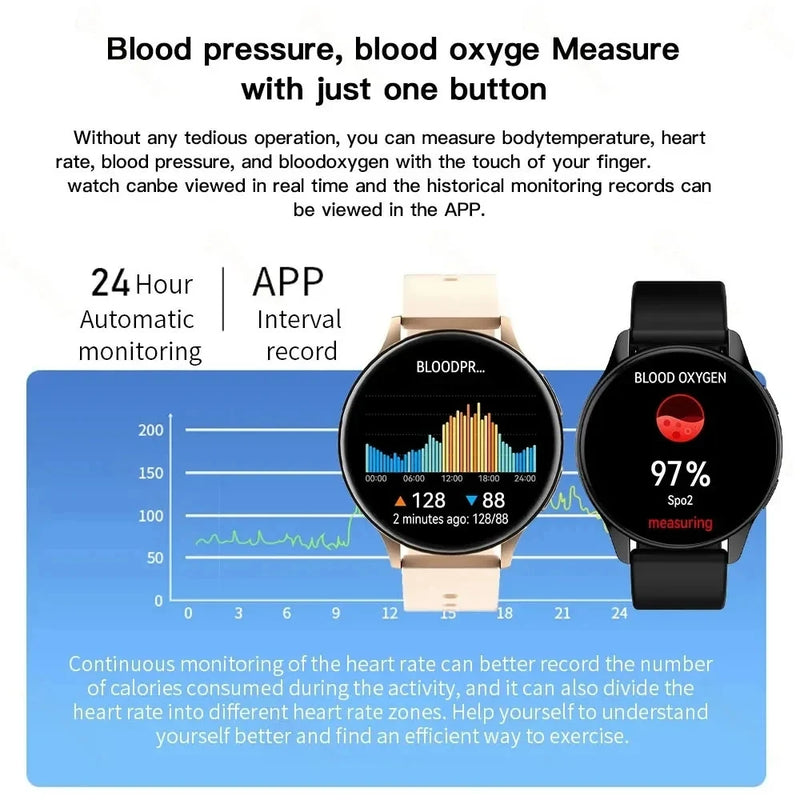 LIGE New Smart Watch 2026 Wireless Charging Custom Watch Face Smartwatch Bluetooth Call Smart Watches Men Women Fitness Bracelet