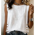 Fashion Elegant Tops Shirt Summer New Women's Round Neck | SAMAG