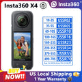 Insta360 X4 8K Panoramic Action Camera Refurbished 72MP Photos Digital Camera For Vlogging Cameras FlowState Stabilization 10M Waterproof Go Pro Vlogging 360° Camera Fast Shipping From US