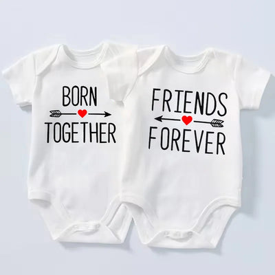Born Together and Friends Forever Newborn Clothes Summer | SAMAG