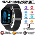 2026 New Professional-Grade Health Smart Watch Men ECG BP HR Uric Acid Lipid BMI Body Analysis Bluetooth Call Smartwatch Women