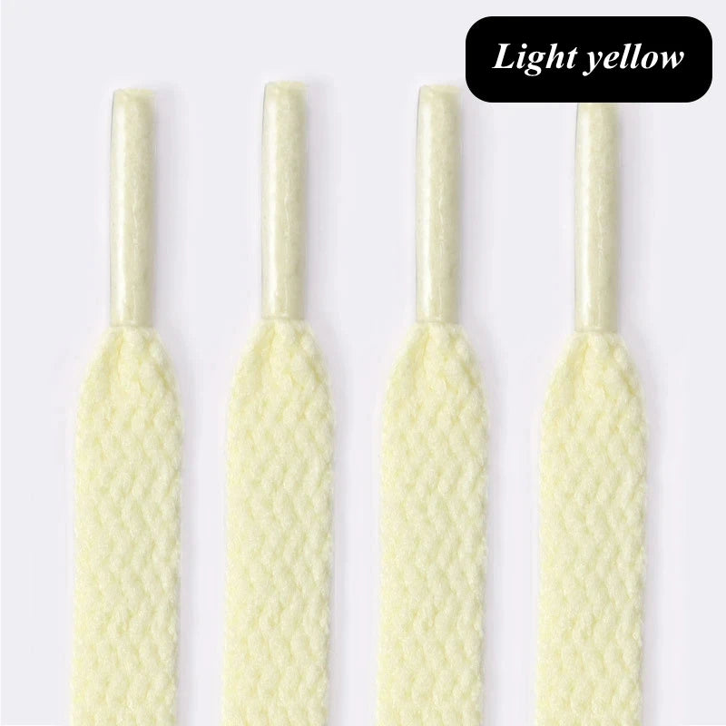 Flat AF1 Sneakers Shoelaces Canvas Basketball Shoelace Black White Color Classic Shoes laces 36colors Shoe Lace Accessories