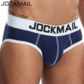 JOCKMAIL Brand Mens Bikini Underwear Cotton Classic Basics Sexy Men Briefs U Convex Calzoncillos Hombre Cueca Gay Men Panties