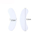 25/50/100/200/500 No.2 Thick Silicone Eyelash Pad Patch Under Eye Pad For Eyelash Extension Silicone Pad Eyelash Extension Tool