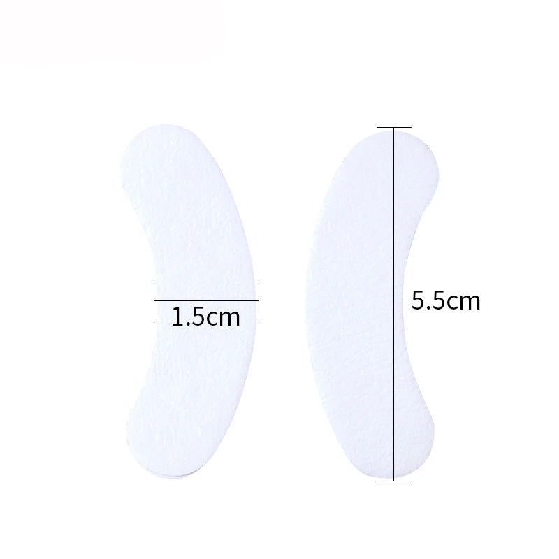 25/50/100/200/500 No.2 Thick Silicone Eyelash Pad Patch Under Eye Pad For Eyelash Extension Silicone Pad Eyelash Extension Tool