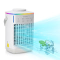 Portable Cold Air Conditioner Evaporative Air Cooler Mini Usb Table Fan Desktop Air Conditioning Fan Humidifier for Home Room