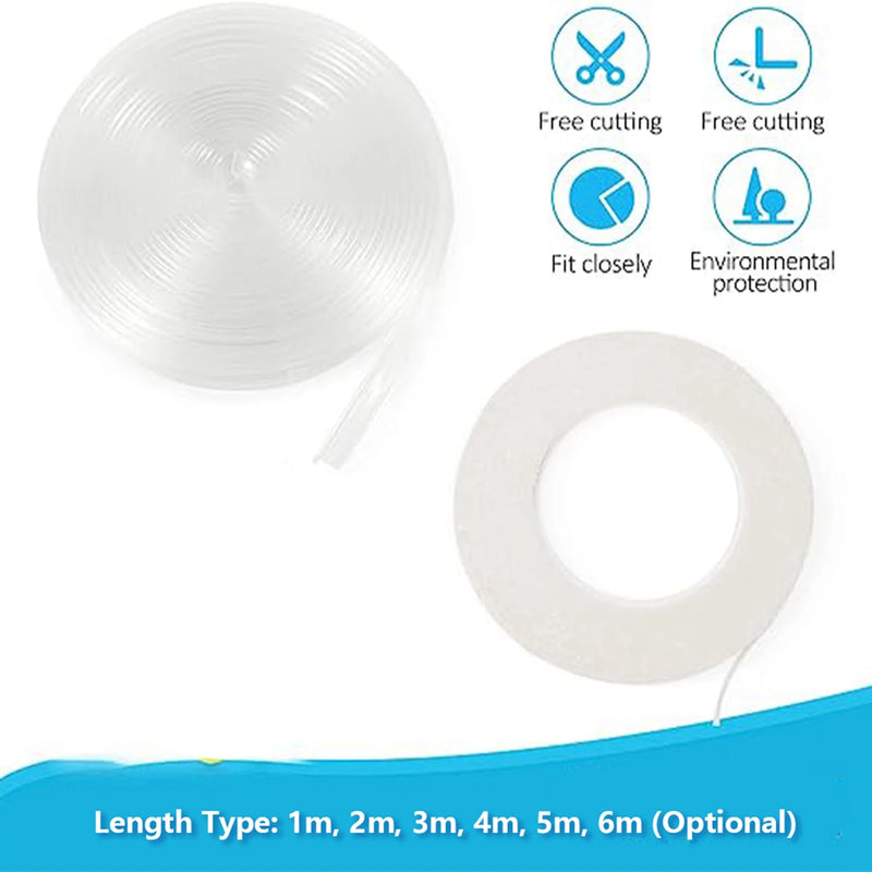 Table Corner Protectors Clear Table Corner Guards Baby Proofing Corner Protector Soft Silicone Furniture Edge Bumper Strip