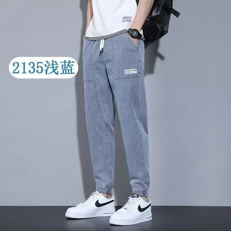 Vintage Streetwear Baggy Jeans Men Loose Denim Jogger | SAMAG