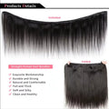 26 28 30 Inch Human Hair Extensions 3/4 Bundles Straight Human Hair Bone Straight Human Hair Weavings Natural Black Wholesale