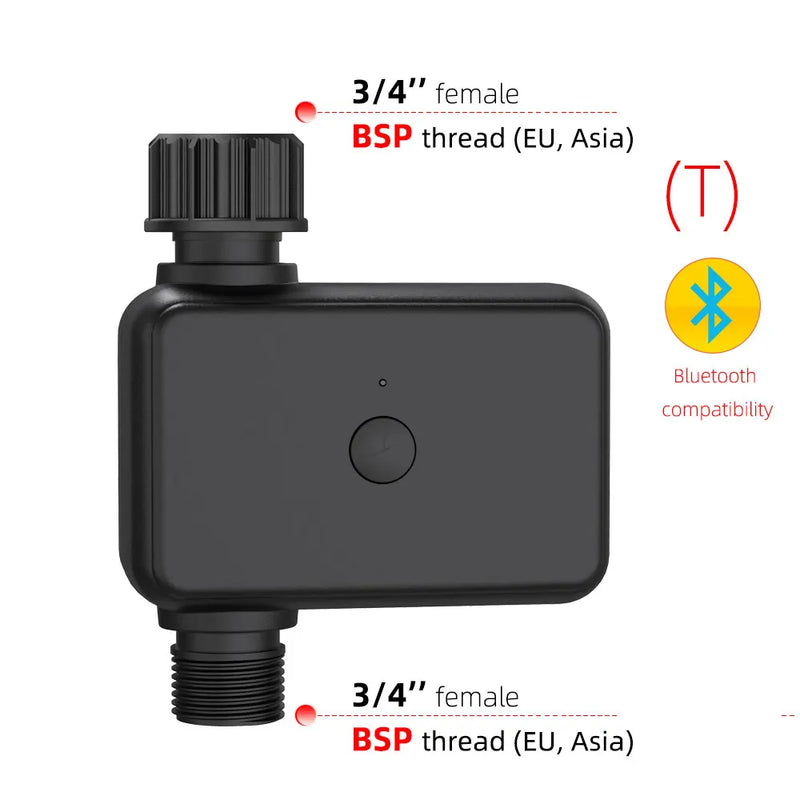 13cm 8-Hole Sprinkler Drip System 1/4'' Hose Wifi/Bluetooth-compatible Timer Kit for Garden Pot Plant Automatic Irrigation Devic