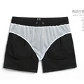 Striped Men Casual Shorts Beach Pants Board Short Quick Dry Sports Trunk Summer Seaside Beachwear Loose Homewear Sleeping Pajama