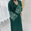 Turkey Emboridery Abaya for Women Dress Morocco Dubai Islam Vestidos Eid Muslim Arab Long Robe Ramadan Kaftan Abayas Jalabiya