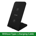 Wireless Charger Stand Pad For iPhone 17 16 15 14 13 12 Pro XR 8 X XS Max Samsung Xiaomi Induction Fast Charging Dock Station