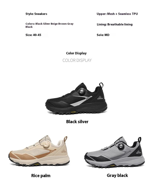 Men'S Outdoor Leisure Sports Shoes Four Season New Soft Sole Anti Slip Comfortable Running Shoes Fashionable Sports Men'S Shoes