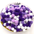 20/100/200/300/500pcs Cat Toys Cute Funny Stretch Plush Ball Cat Toy， Ball Creative Colorful Interactive Cat Puff Balls Chew Toy