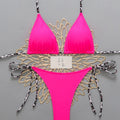Sexy Leopard Women's Beach Bikini Swimsuit Halter Tie | SAMAG