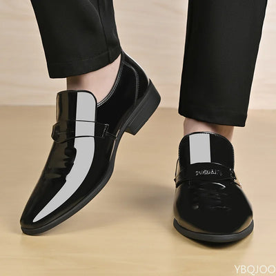 Large Size Fashionable Men's Office Formal Shoes Low Cut | SAMAG