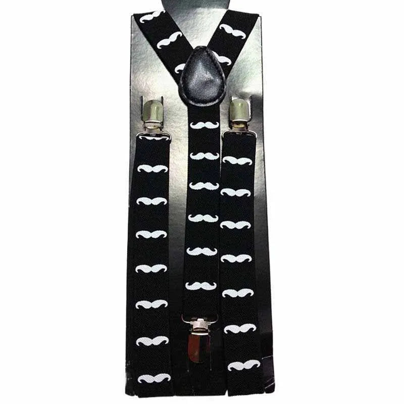 Mens Adjustable Belt Pants Holder Wear Elastic 3 Clips Y - Back Suspenders Braces school Fashion MW21 - Visuel 23 | SAMAG