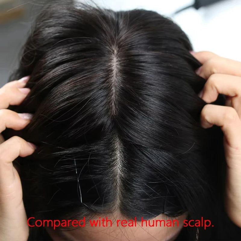 Silk Base Top Full Lace Wig Human Hair Wigs 100% Malaysian Silky Straight Silk Base Full Lace Human Hair Wig Natural Hairline