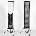 AMBITFUL 22x90cm 9"x 35" 30x120cm 12"x47" 35x160cm 14"x63" Rectangle Strip Softbox Honeycomb Grid (Does not include softbox)