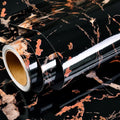 Marble Wallpaper Oilproof Waterproof Wall Sticker Vinyl Self Adhesive Kitchen Stove Cabinet Home Decorative Sticky Paper Decal