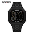 SANDA 6367 New Fashion Electronic Watch Men's 50m Waterproof Night Light Multi Functional Student Trend - Visuel 9 | SAMAG
